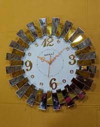 Og Mirror Type Plastic Wall Clock