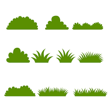 Premium Vector Green Grass Icon