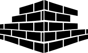 Brick Wall Premium Line Icon Simple