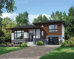 Split Level Contemporary House Plan