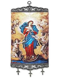 Our Lady Undoer Of Knots Tapestry Icon