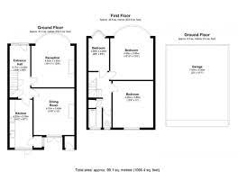 Floor Plan For 3 Bedroom Terraced House