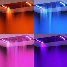 Juno 64 Colors Led Shower Head Fixed