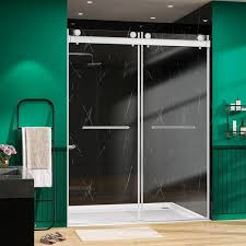 Glass Shower Door Frameless Bypass