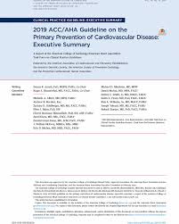 2019 Acc Aha Guideline On The Primary