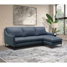 Top Grain Leather Sectional Sofa