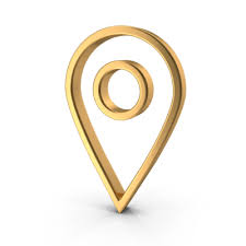 Golden Location Icon Pngs For Free