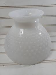 Milk Glass Hobnail Lamp Shade