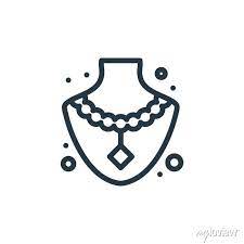 Necklace Icon Vector From Jewellery