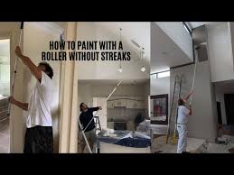 To Paint With A Roller Without Streaks