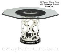 60 Round Dining Table With Octagonal