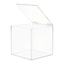 Clear Acrylic Box With Cover Lid 12 X 12 X 12