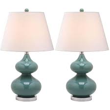 Double Gourd Glass Table Lamp