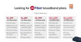 Jio Broadband Plans