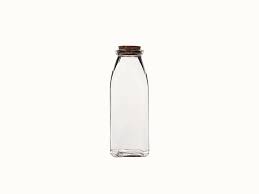 350ml Clear Glass Milk Bottles With