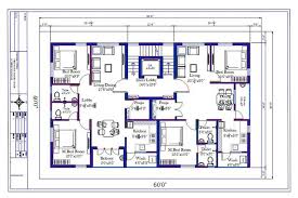 Bhk Apartment House Layout Plan