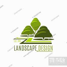 Landscape Design Company Icon Template