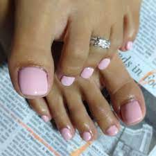 Pink Gel Nails Pedicure Colors