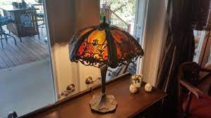 Professional Slag Glass Lamp Repair