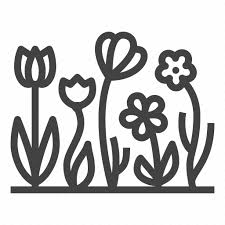 Botanical Flowers Garden Plants Icon