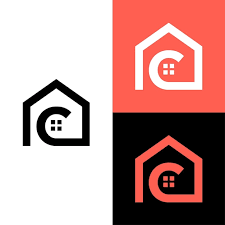 Monogram Letter C With Real Estate Logo