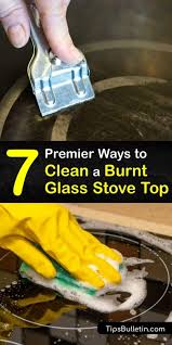 Guide For Cleaning A Burnt Glass Stove Top