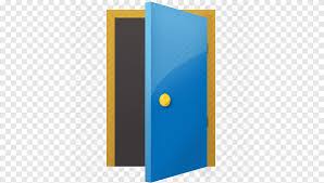 Window Door Icon Blue Door Blue