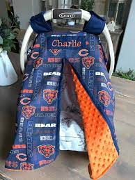 Baby Car Seat Covers Chicago Bears Team