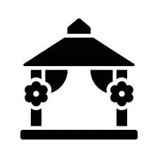 Garden Arbor Vector Art Icons And