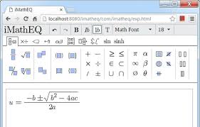 Imatheq Math Equation Editor