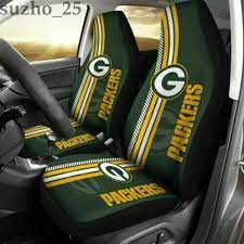 2pcs Green Bay Packers Car Seat Covers
