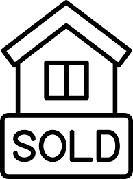 Vector Design House Sold Icon Style