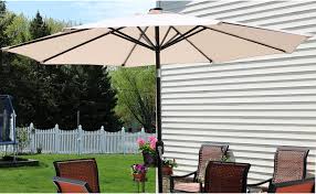 Sunnydaze Outdoor Solar Patio Umbrella