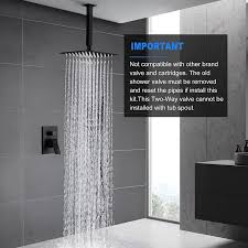 Ceiling Rainfall Shower System With