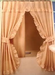 A Vintage Double Swag Shower Curtain