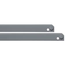 single rivet shelf beams for boltless