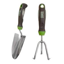 Ames 24453009 2 Pc Ergo Gel Grip Garden Tool Set With Hand Trowel Cultivator