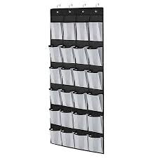 24 Pocket Over The Door Shoes Organizer