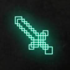 Minecraft Sword Neon Sign Echo Neon