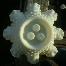 Vintage Fenton Hobnail White Milk Glass