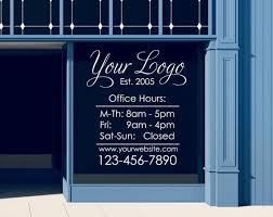 Custom Business Sign Decal 6 Year
