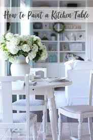 How To Chalk Paint A Table And Chairs