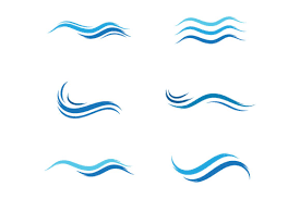 Water Wave Icon Vector Logo Graphic By