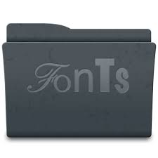 Folder Fonts Icon Free On