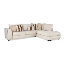 Boucle Fabric L Shaped Sectional Sofa