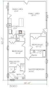 30 X60 Barndominium Floor Plans