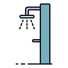 Pool Shower Icon Outline Pool Shower