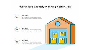 Warehouse Capacity Planning Vector Icon