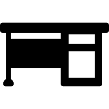 Office Desk Free Buildings Icons