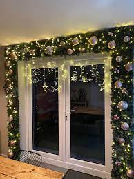 Xmas Patio Doors Decor Diy